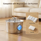12 Packs Replacement Filters for LUMOVET 2.8L Cat Water Fountain