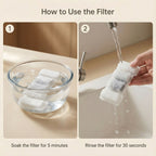12 Packs Replacement Filters for LUMOVET 2.8L Cat Water Fountain
