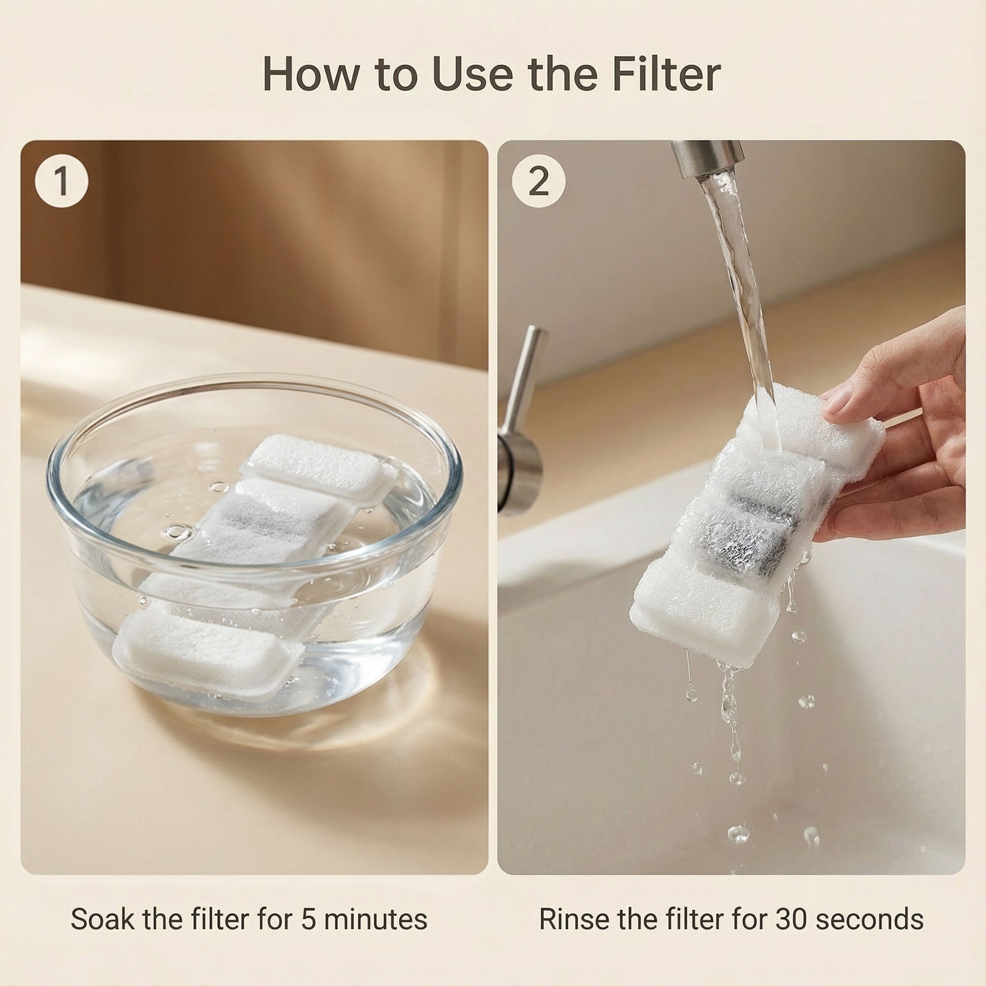 12 Packs Replacement Filters for LUMOVET 2.8L Cat Water Fountain