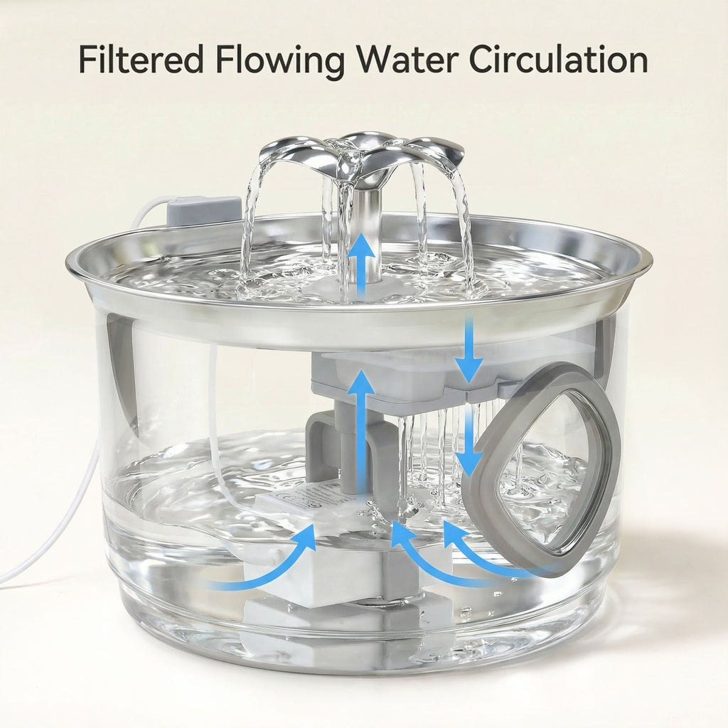 12 Packs Replacement Filters for LUMOVET 2.8L Cat Water Fountain